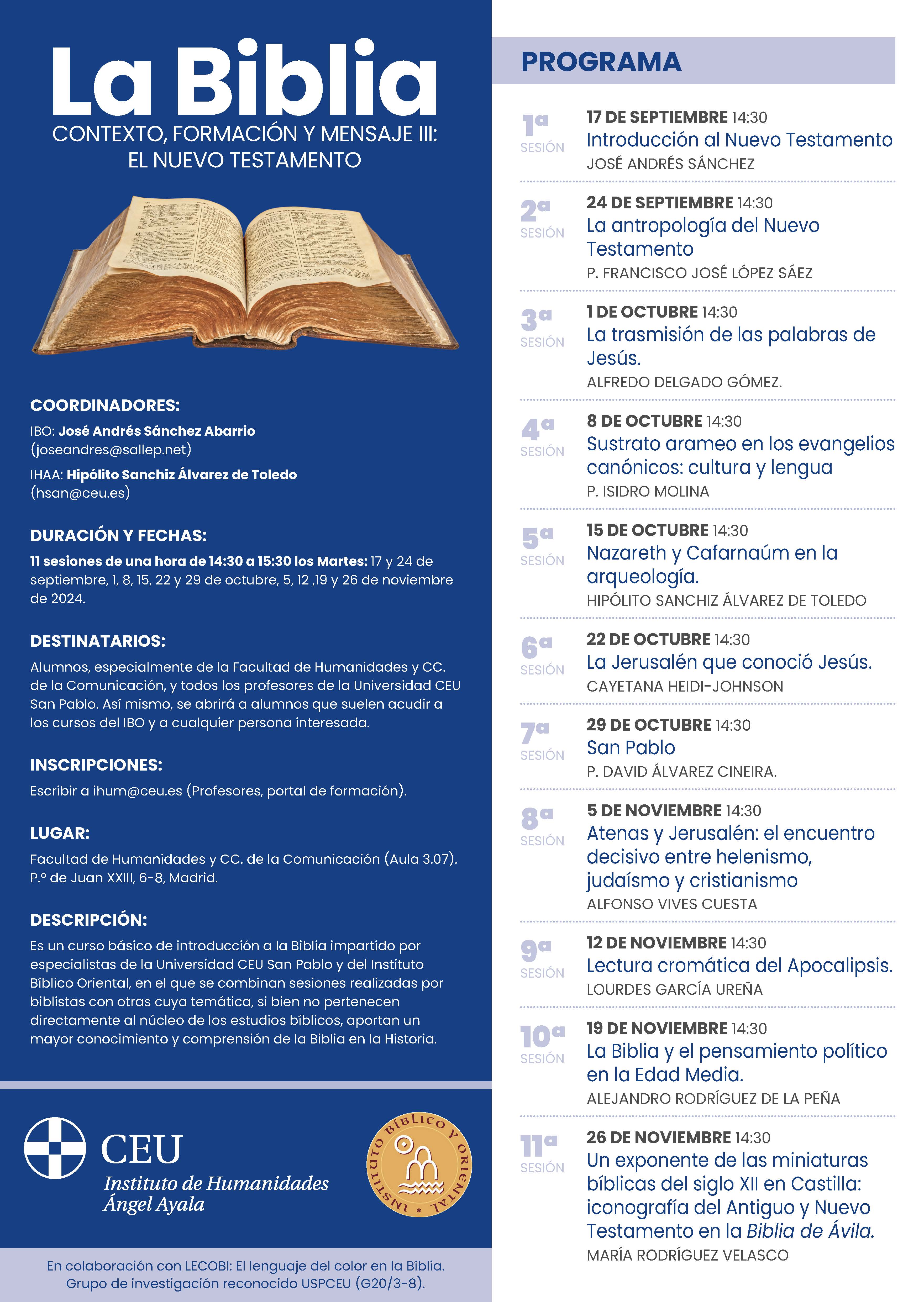 Cursos La Biblia CEU-IBO_2024-2